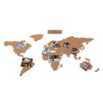 Regalo anniversario - un mappamondo di sughero